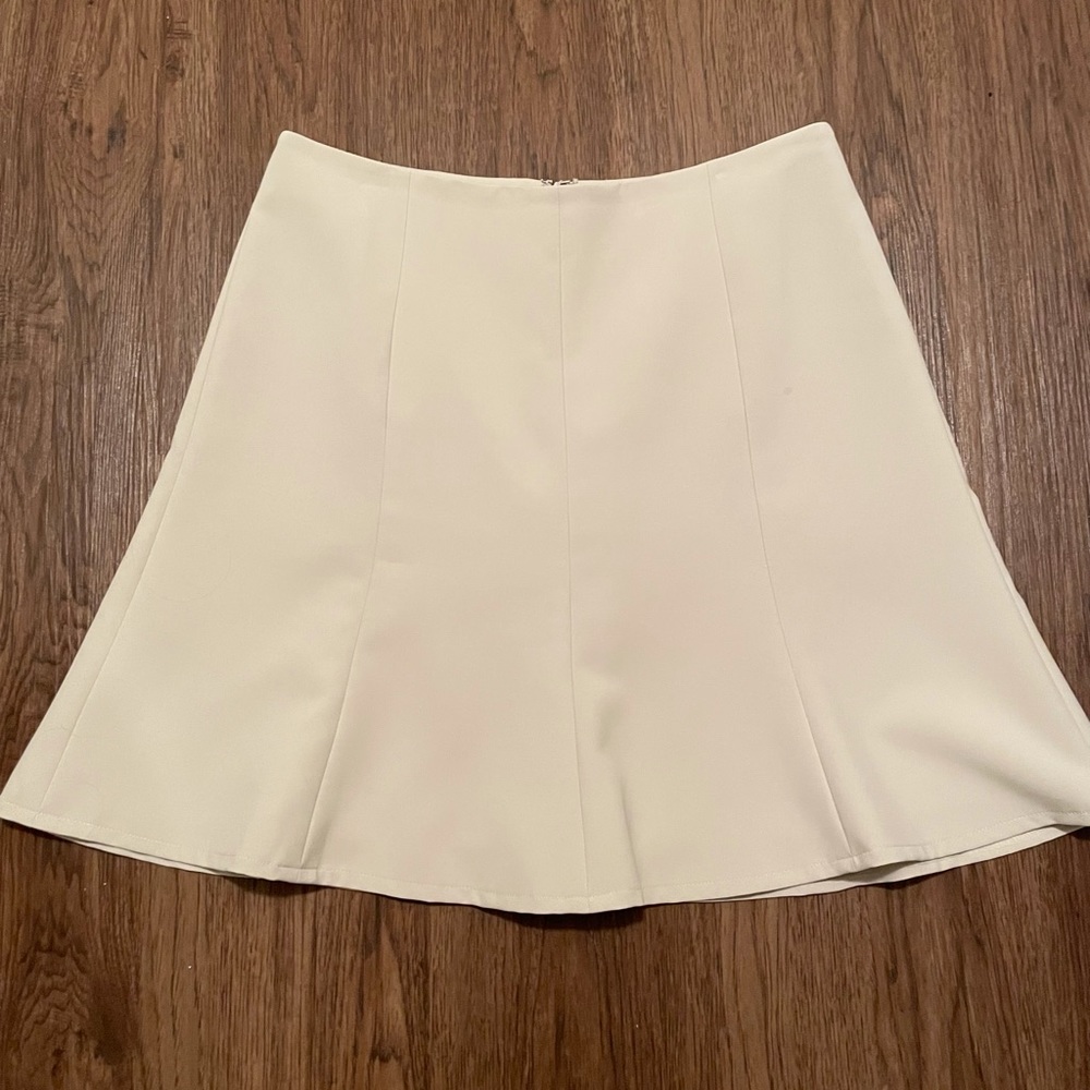 Ann Taylor Cream Skirt